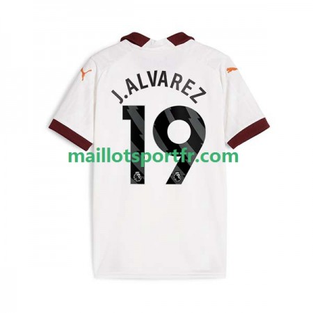 Maillot de Foot Manchester City Julian Alvarez 19 Exterieur 2023/24 Maillot de Foot Manchester City Julian Alvarez 19 Exterieur 2023/24